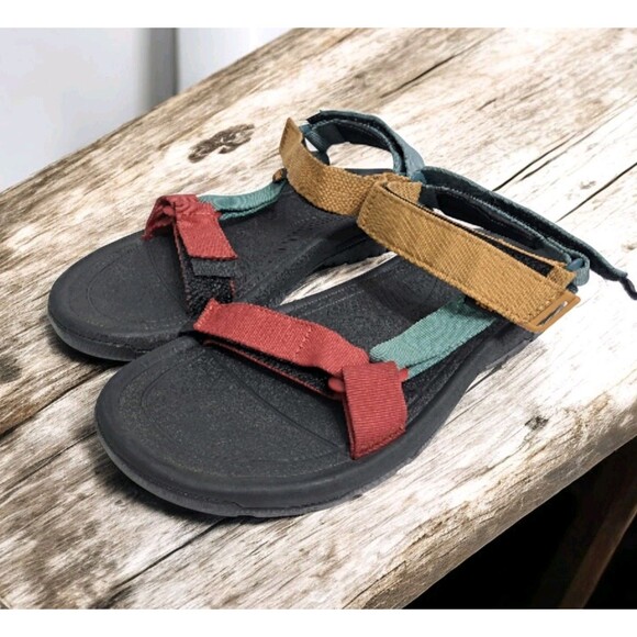 Teva Hurricane XLT2 Mens 10 Earth Multicolor Hiking Trail Beach Sandals Straps - Picture 1 of 10